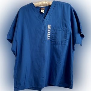 Cherokee scrub top with Cincinnati Children’s Hospital iron-on